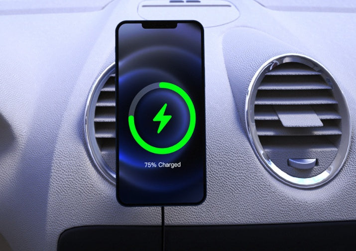 KTX-789587 Magnetic Wireless Car Charger for iPhone and Android Models - Fast Charging Support