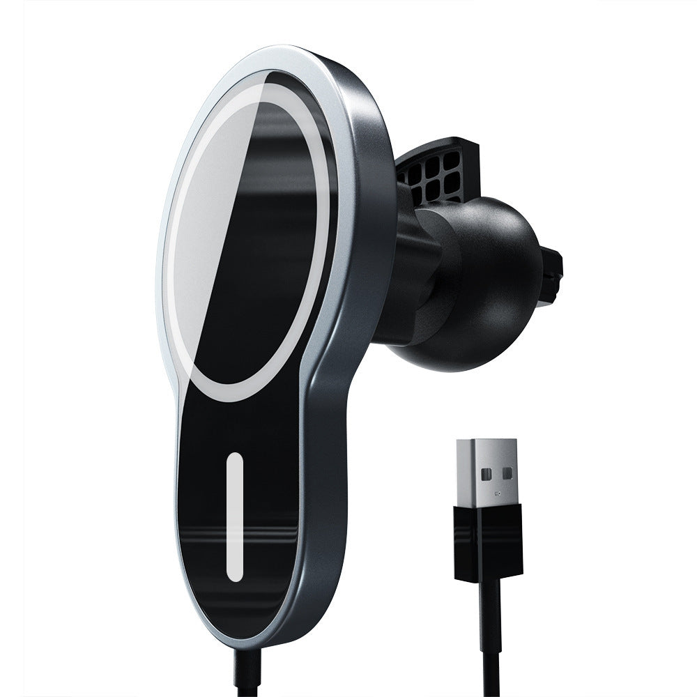 KTX-789587 Magnetic Wireless Car Charger for iPhone and Android Models - Fast Charging Support