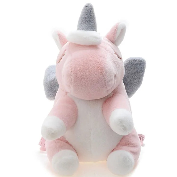 KTX-790931 Kawaii Pink Horse Plush Backpack for Kids - Soft Stuffed Toy with Versatile Design
