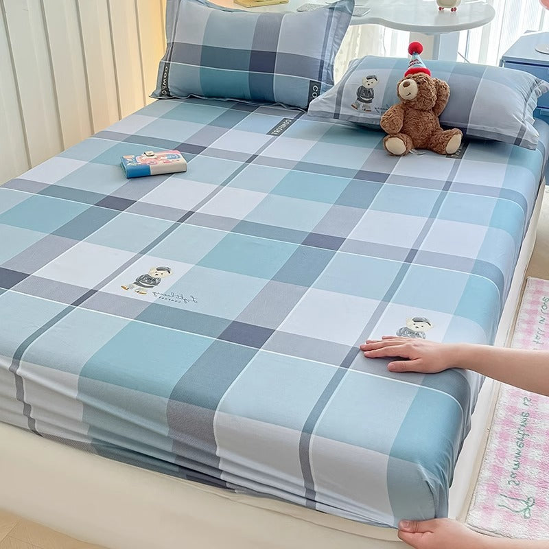 KTX-791635 Cartoon Anime Pure Cotton Fitted Bed Sheet - Multiple Sizes Available