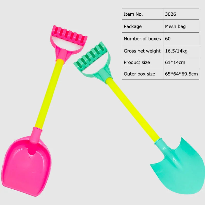 KTX-792083 Outdoor Sand Digging Toys for Kids - Versatile Plastic Shovels and Spades for Garden and Beach Play
