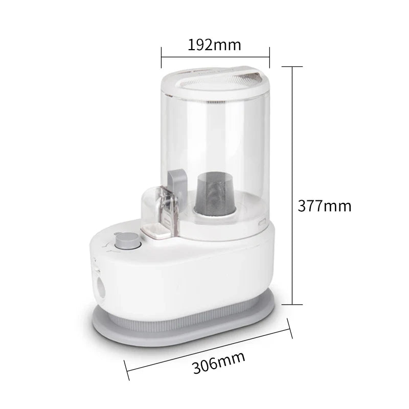 KTX-792083 Pet Grooming Kit with Vacuum Electric Trimmer and Hair Dryer for Cats