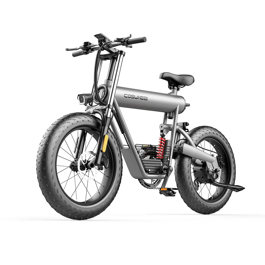 KTX-793683 20 Inch Fat Tire Electric Bicycle with 500W/1000W Motor, 48V, 7-Speed, Hydraulic Disc Brakes, Aluminum Alloy Frame