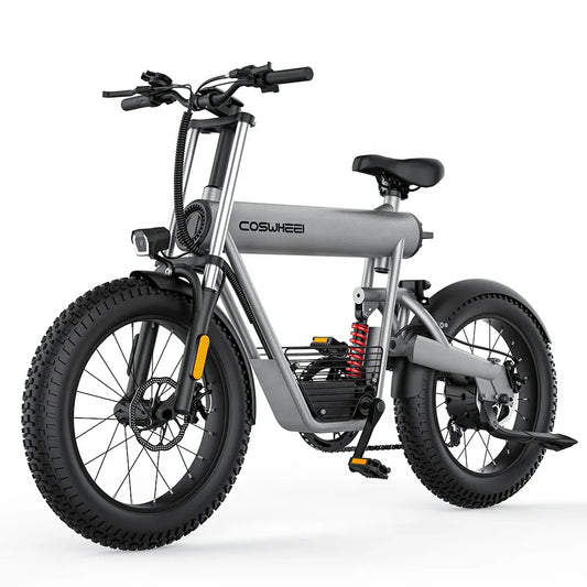 KTX-793683 20 Inch Fat Tire Electric Bicycle with 500W/1000W Motor, 48V, 7-Speed, Hydraulic Disc Brakes, Aluminum Alloy Frame