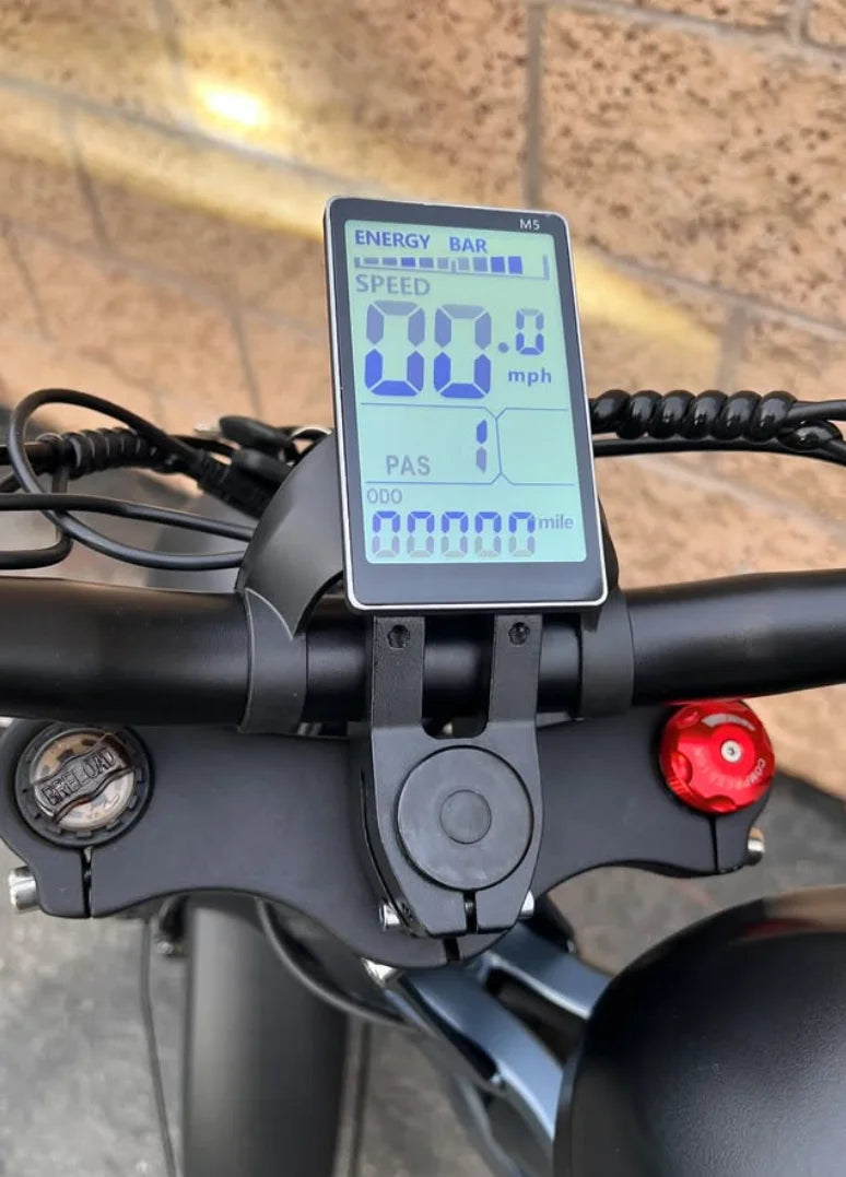 KTX-794835 20 Inch Electric Mountain Bike with Fat Tires and 1500W Motor, Dual Suspension, 7 Speed and Hydraulic Disc Brakes