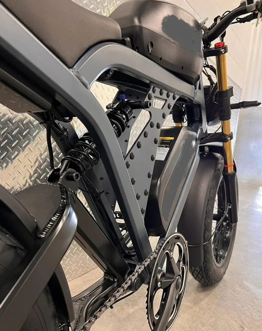 KTX-794835 20 Inch Electric Mountain Bike with Fat Tires and 1500W Motor, Dual Suspension, 7 Speed and Hydraulic Disc Brakes