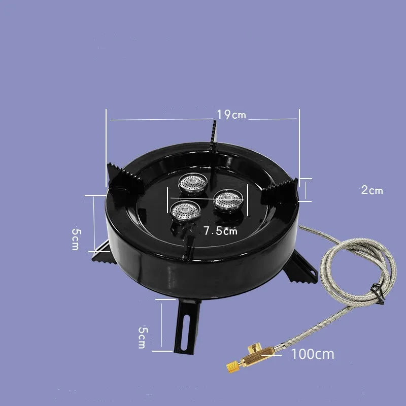 KTX-795795 Portable Fast Boiling Gas Stove for Camping and Hiking - Lightweight and Easy to Carry