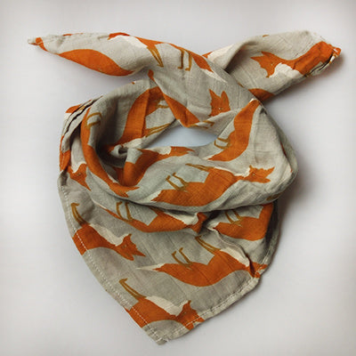 KTX-797267 Cotton Gauze Baby Quilt - Soft 60x60cm Wrap in Multiple Colors