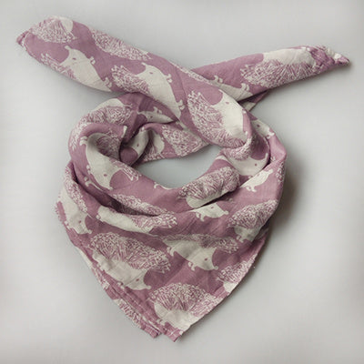 KTX-797267 Cotton Gauze Baby Quilt - Soft 60x60cm Wrap in Multiple Colors