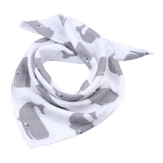 KTX-797267 Cotton Gauze Baby Quilt - Soft 60x60cm Wrap in Multiple Colors