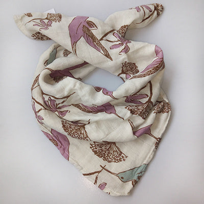 KTX-797267 Cotton Gauze Baby Quilt - Soft 60x60cm Wrap in Multiple Colors