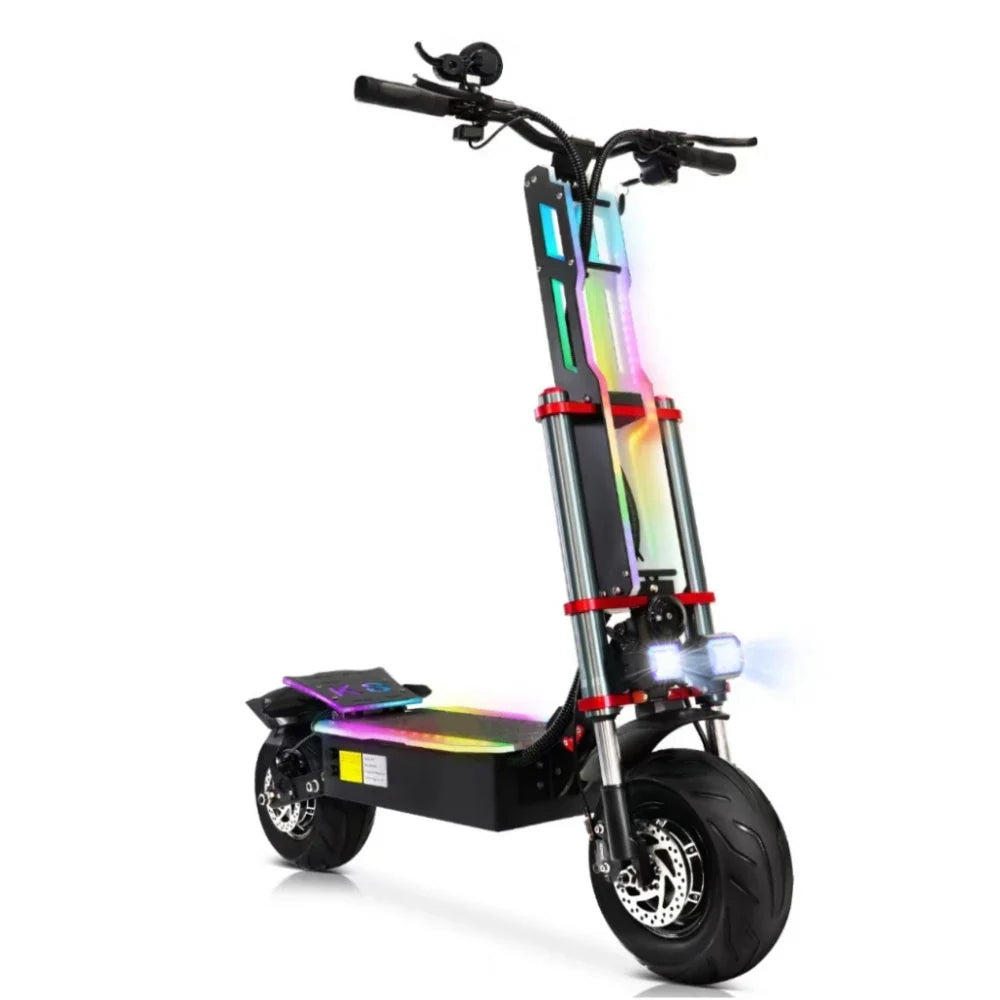 KTX-797459 12 Inch Self-Balancing Electric Scooter with Seat, 60V 38Ah Battery, 150kg Load, Waterproof, Foldable, Full Suspension