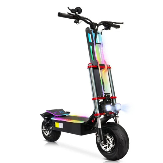 KTX-797459 12 Inch Self-Balancing Electric Scooter with Seat, 60V 38Ah Battery, 150kg Load, Waterproof, Foldable, Full Suspension