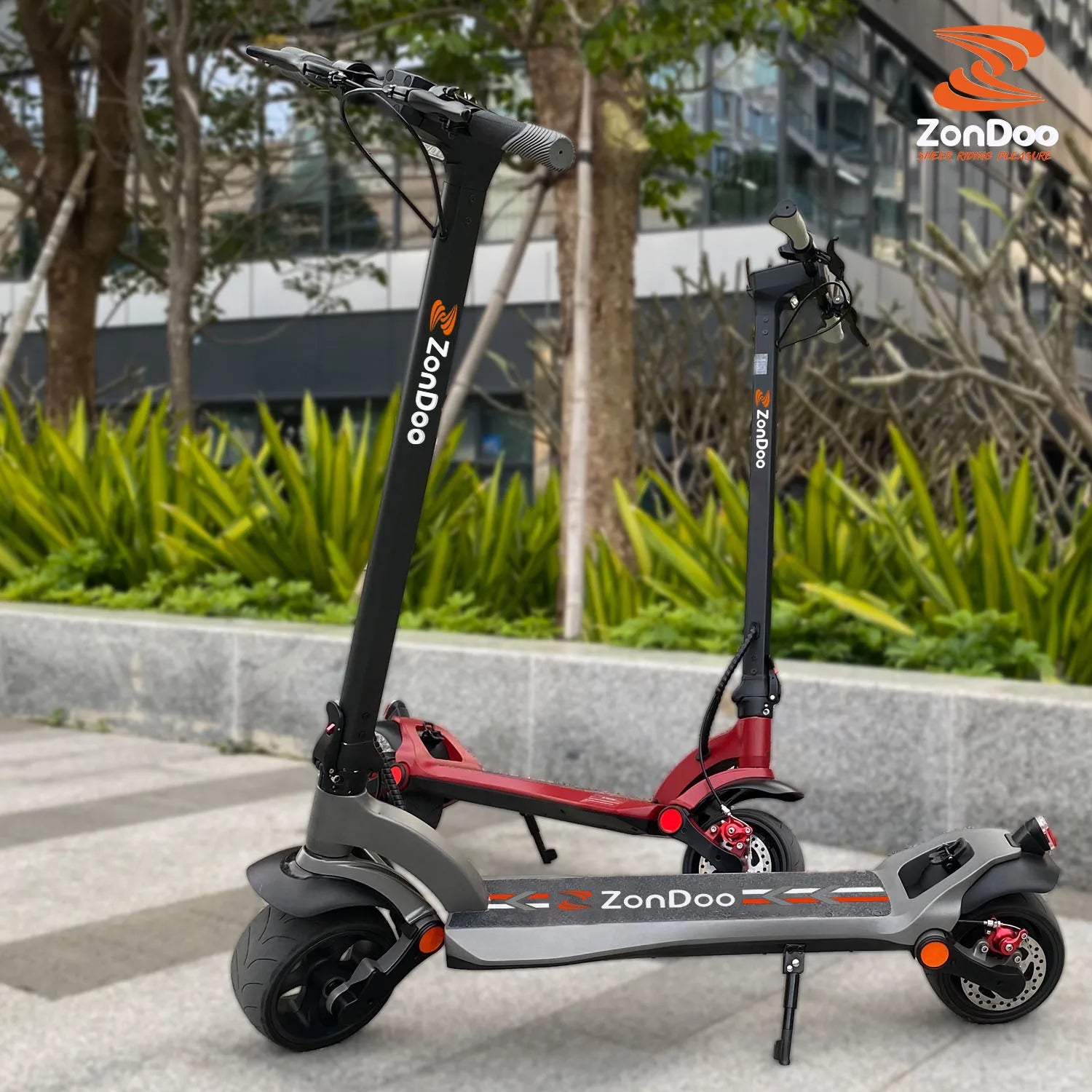 KTX-798611 Wide Wheel Pro Electric Scooter, 48V 1000W Dual Motor, Fat Tire, Foldable, 40-60km Range, Max Speed 30-50km/h
