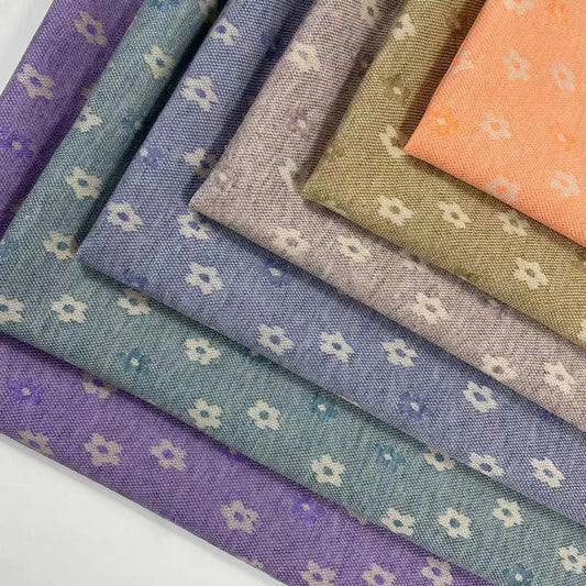 KTX-800723 Knitted Jacquard Fabric for Fashion Dresses and Blouses - 95% Cotton, 5% Spandex, Digital Geometric Print