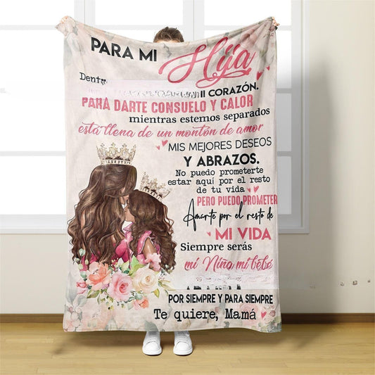 KTX-800723 Soft Polyester Envelope Letter Blanket for Bedroom - Multiple Sizes Available