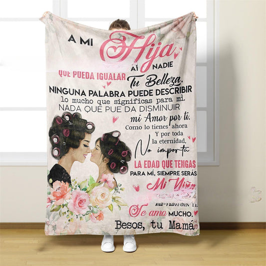 KTX-800723 Soft Polyester Envelope Letter Blanket for Bedroom - Multiple Sizes Available