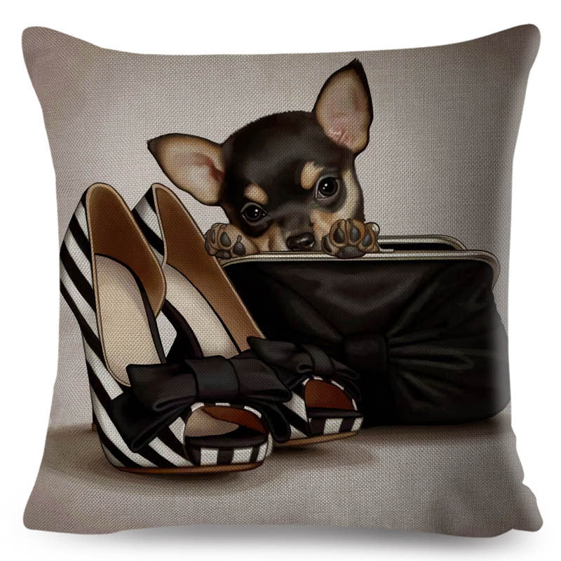 KTX-801427 Personalized Modern Digital Print Pillowcase – 45x45cm, Soft Polyester and PP Cotton Filling, Various Stylish Designs