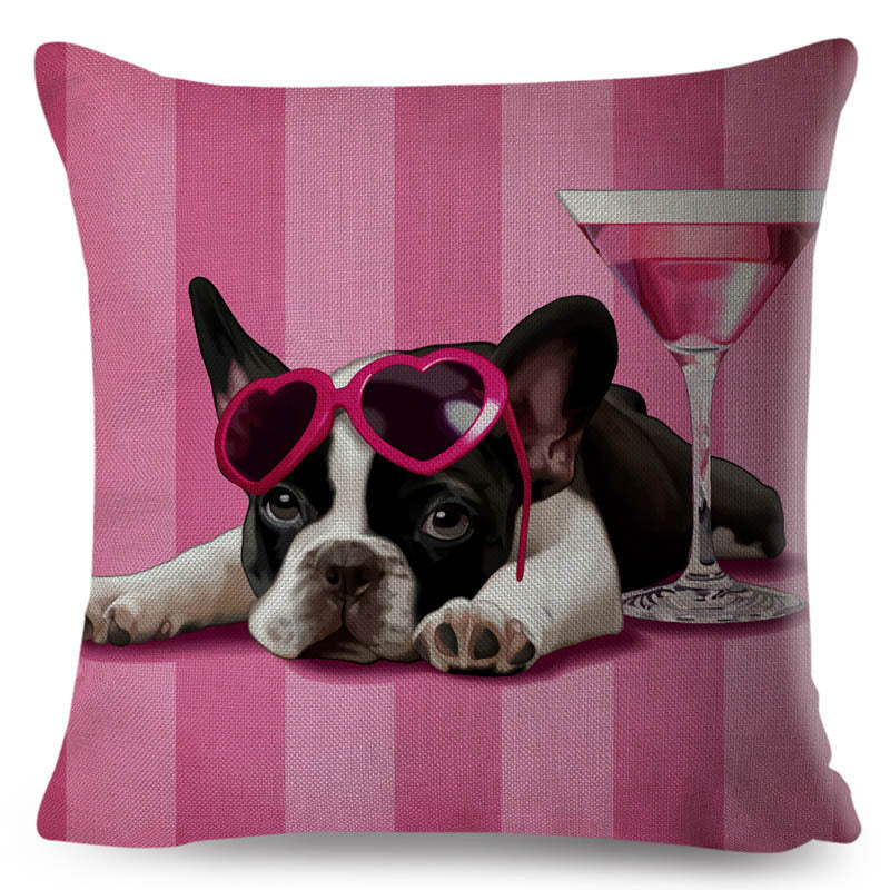 KTX-801427 Personalized Modern Digital Print Pillowcase – 45x45cm, Soft Polyester and PP Cotton Filling, Various Stylish Designs