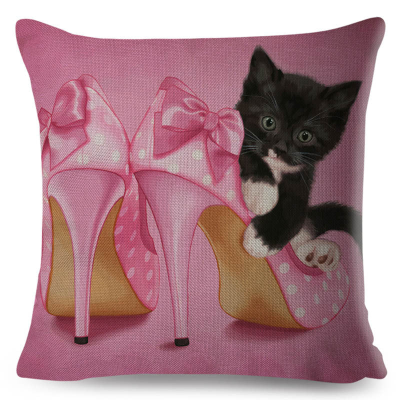 KTX-801427 Personalized Modern Digital Print Pillowcase – 45x45cm, Soft Polyester and PP Cotton Filling, Various Stylish Designs