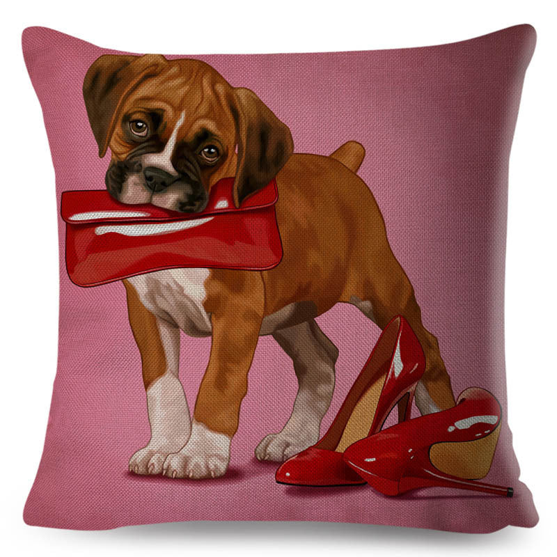 KTX-801427 Personalized Modern Digital Print Pillowcase – 45x45cm, Soft Polyester and PP Cotton Filling, Various Stylish Designs