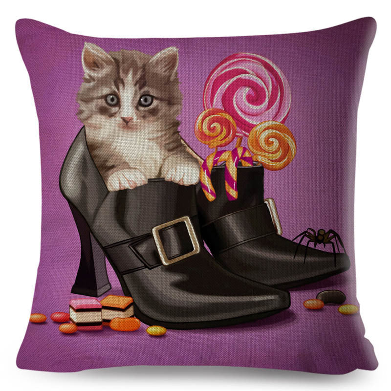 KTX-801427 Personalized Modern Digital Print Pillowcase – 45x45cm, Soft Polyester and PP Cotton Filling, Various Stylish Designs