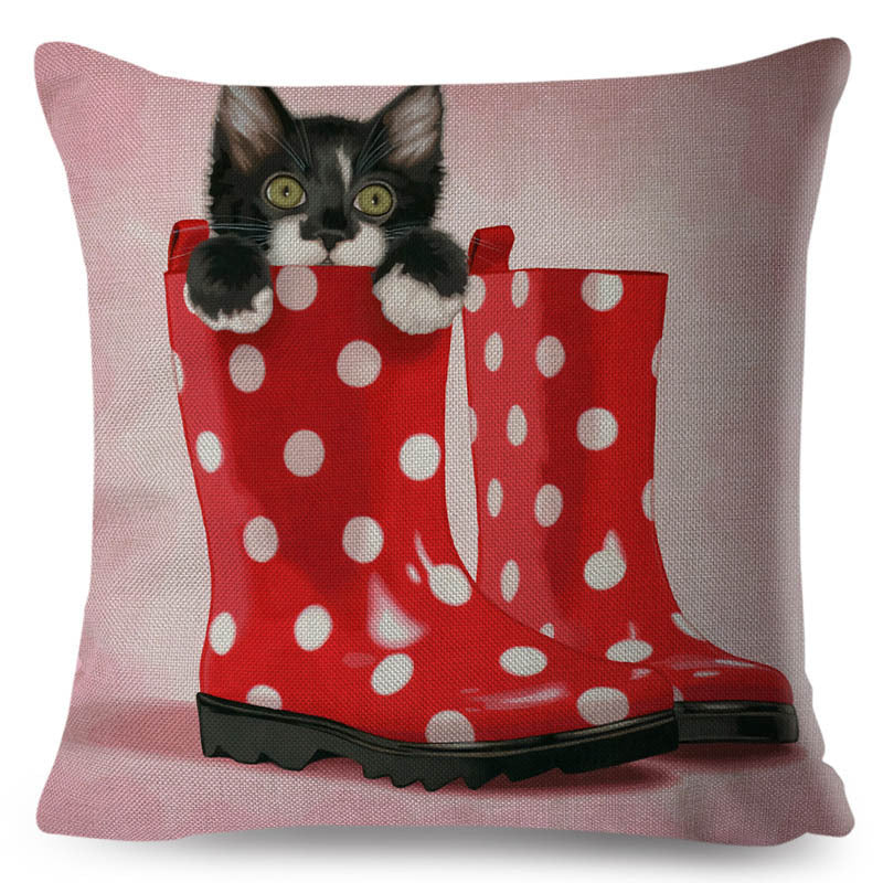 KTX-801427 Personalized Modern Digital Print Pillowcase – 45x45cm, Soft Polyester and PP Cotton Filling, Various Stylish Designs