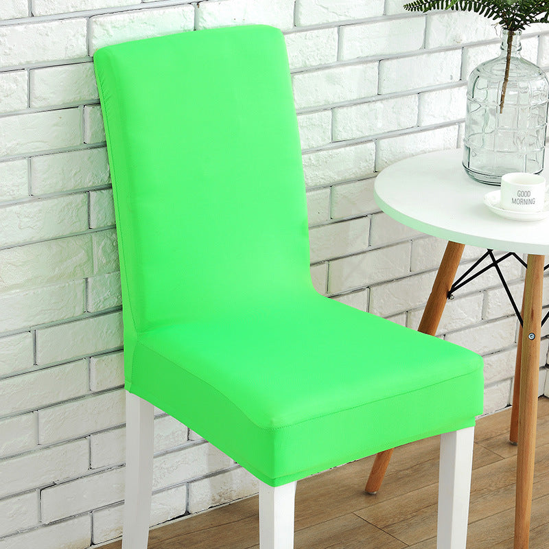 KTX-803091 Solid Color Stretch Chair Cover - Fits Back Height 45-55cm, Seat Length & Width 40-50cm