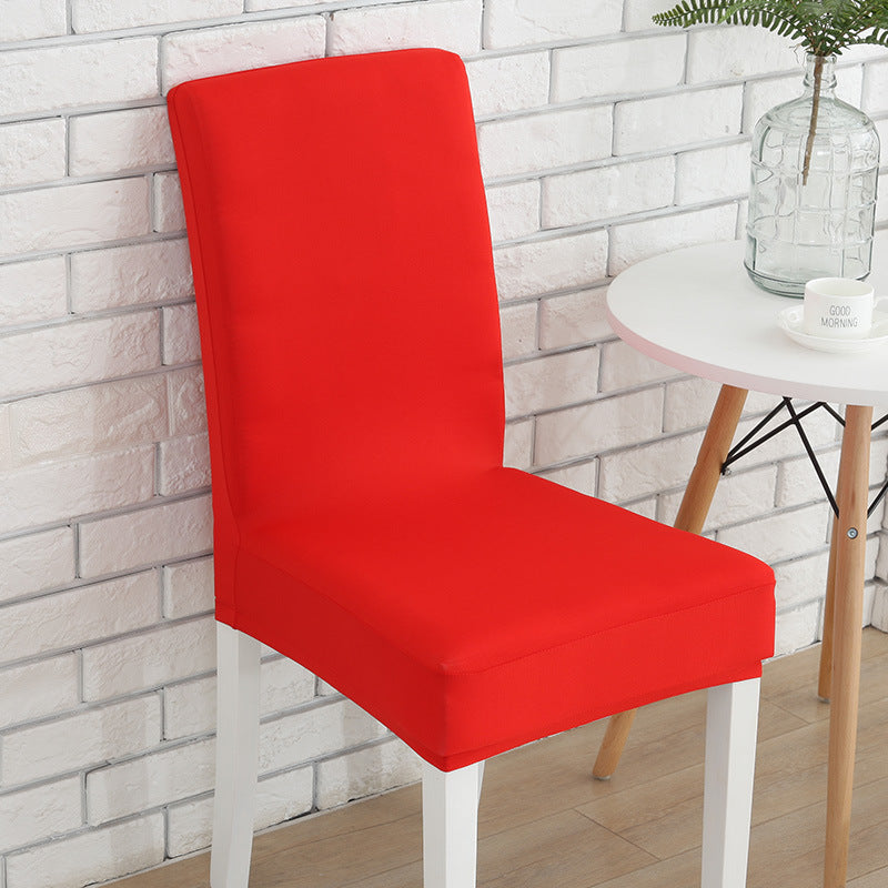 KTX-803091 Solid Color Stretch Chair Cover - Fits Back Height 45-55cm, Seat Length & Width 40-50cm