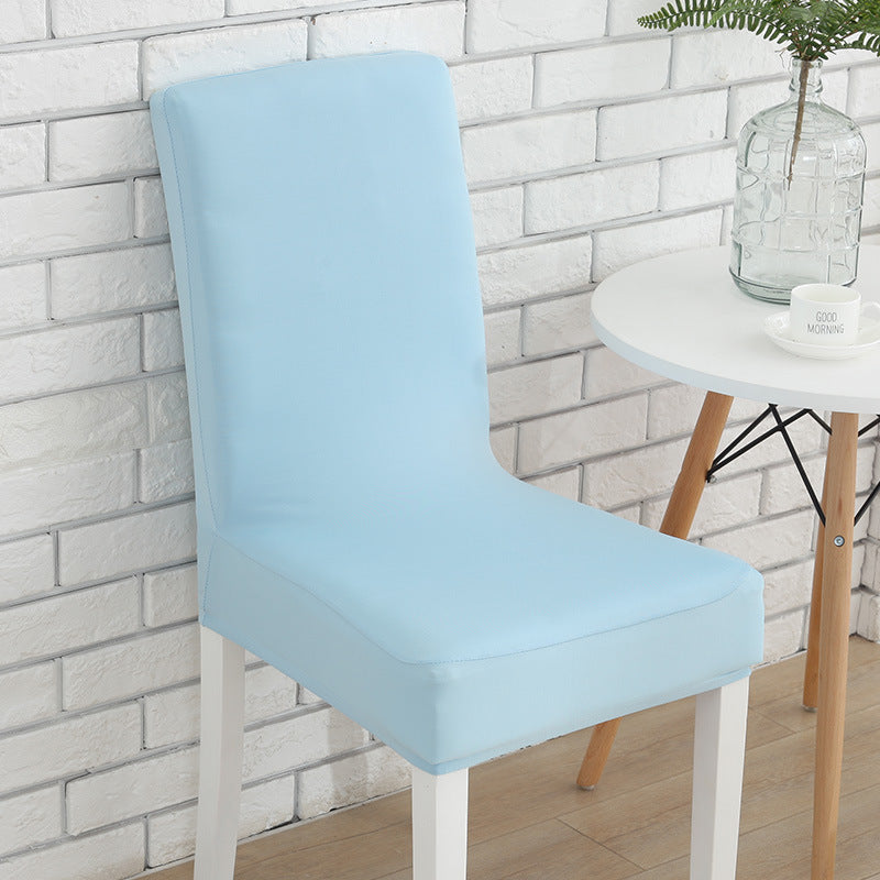 KTX-803091 Solid Color Stretch Chair Cover - Fits Back Height 45-55cm, Seat Length & Width 40-50cm