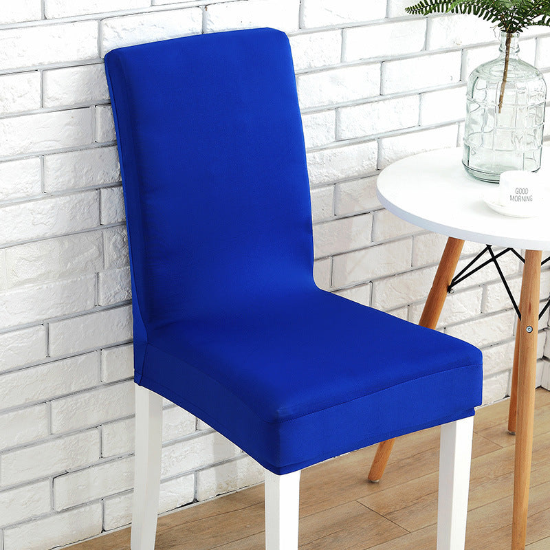 KTX-803091 Solid Color Stretch Chair Cover - Fits Back Height 45-55cm, Seat Length & Width 40-50cm