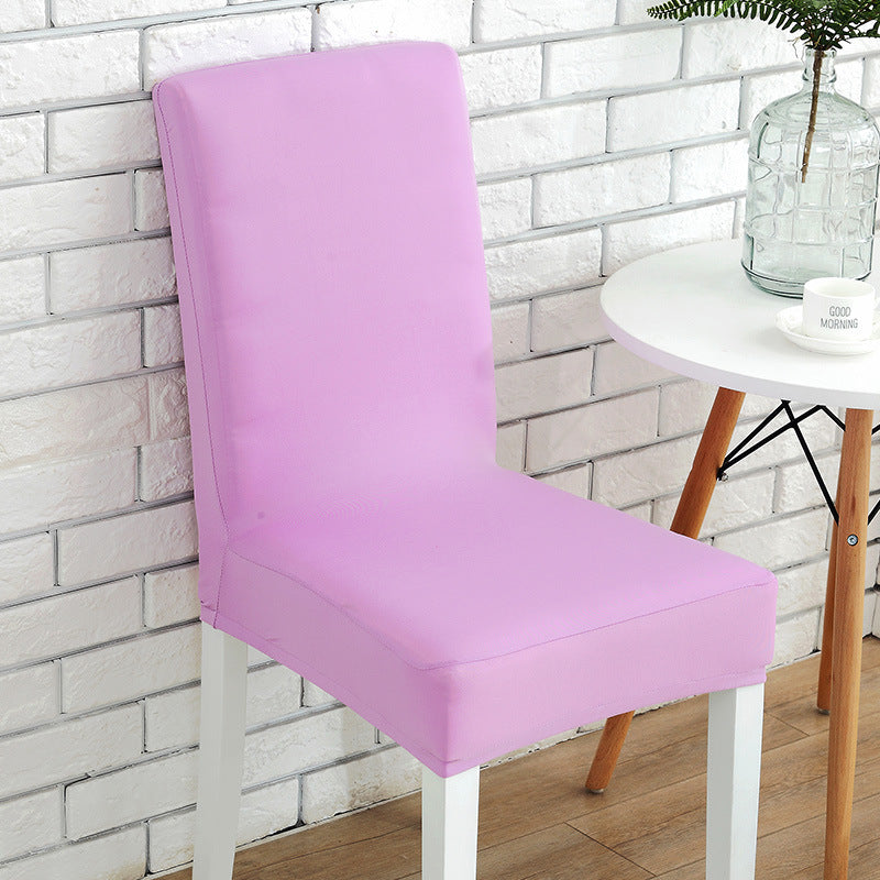 KTX-803091 Solid Color Stretch Chair Cover - Fits Back Height 45-55cm, Seat Length & Width 40-50cm
