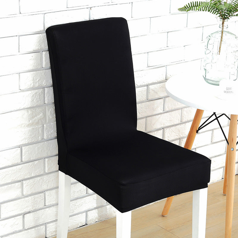 KTX-803091 Solid Color Stretch Chair Cover - Fits Back Height 45-55cm, Seat Length & Width 40-50cm