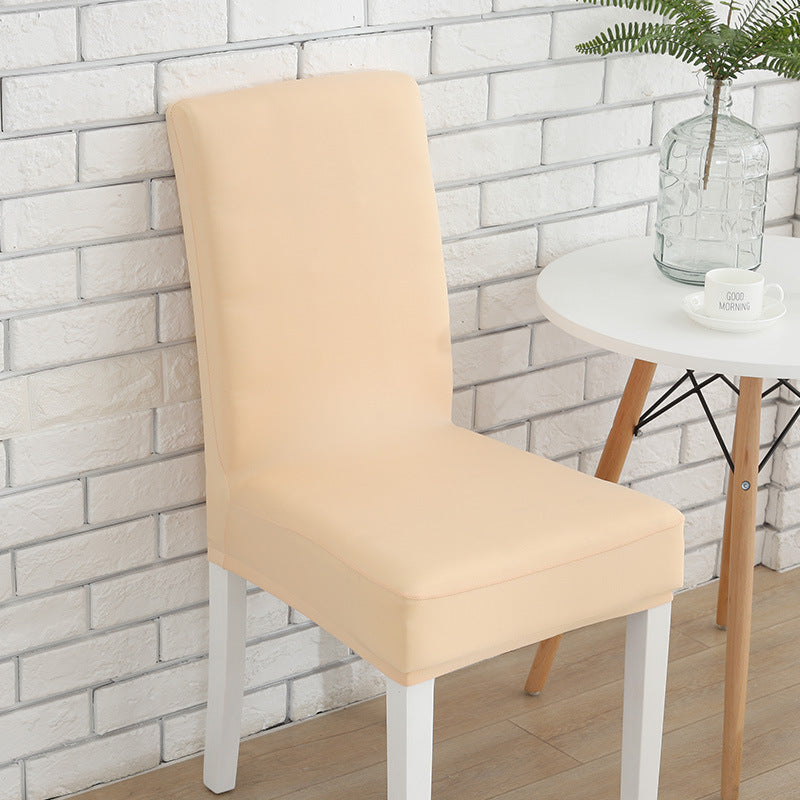 KTX-803091 Solid Color Stretch Chair Cover - Fits Back Height 45-55cm, Seat Length & Width 40-50cm