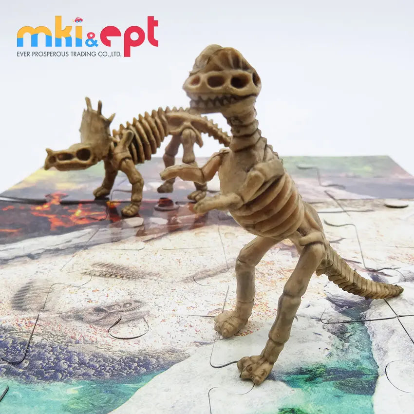 Dinosaur Fossil Toy Model Action Figure for Kids, 22x18x3 CM, Educational Playset