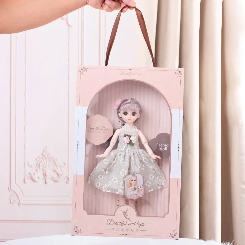 KTX-808467 Princess Wedding Dress Doll Gift Set for Girls - Educational Soft Toy, 15-30cm