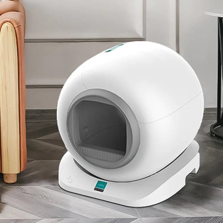 KTX-809235 Smart Self-Cleaning Cat Litter Box for Easy Maintenance - Compatible For Multiple Cats, 9L Capacity