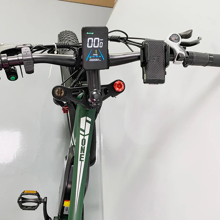 KTX-809491 52V 2000W Electric Mountain Bike with 26" Fat Tires and Hydraulic Disc Brakes