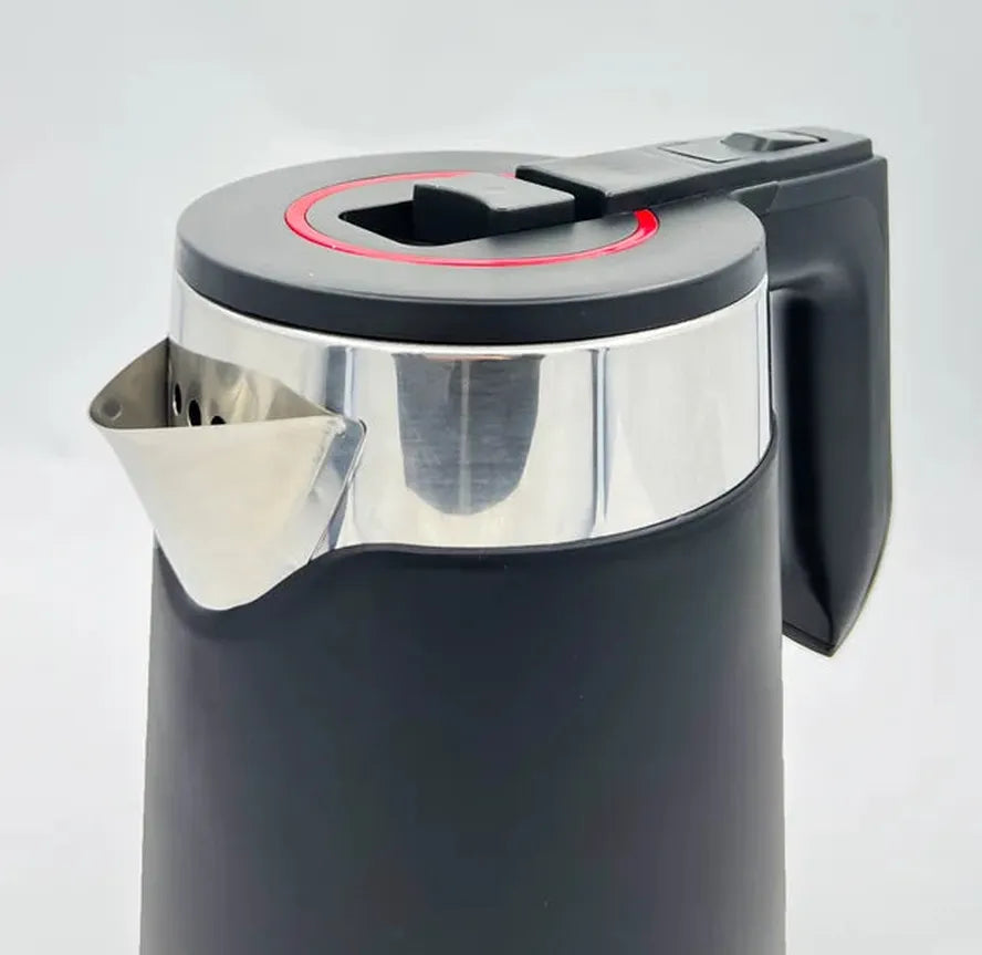 KTX-809555 Stainless Steel Electric Kettle, 1.8L Capacity, Fast Boil Hot Water Kettle