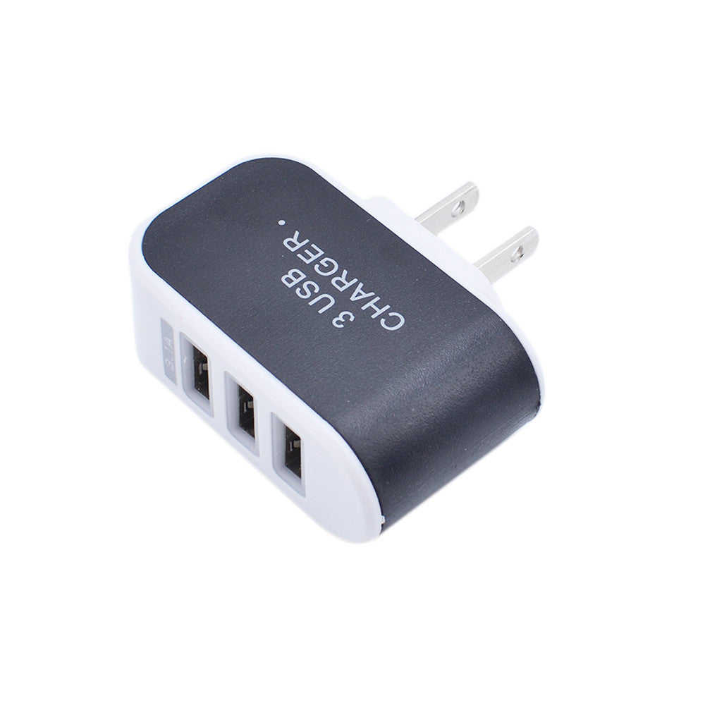 KTX-810003 Travel USB Charger - Plastic Mobile Phone Extension Charger, 220V Input, 5V Output, 1000mA Charging Current