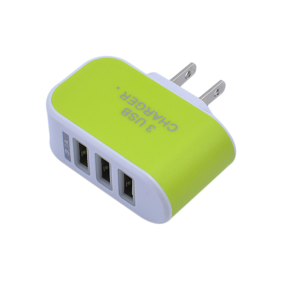 KTX-810003 Travel USB Charger - Plastic Mobile Phone Extension Charger, 220V Input, 5V Output, 1000mA Charging Current