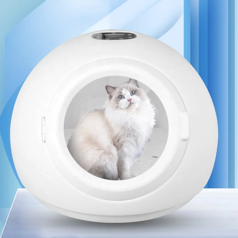 KTX-810195 Eco-Friendly Ultra Quiet 55L Pet Dryer Cabin with 5-90 Min Timer for Cats and Small Animals