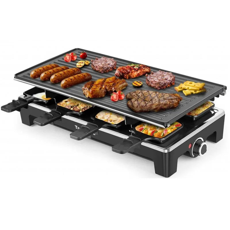 KTX-810451 Electric Smokeless Barbecue Grill, 1300W Indoor Chicken Roaster with Grilling Tray