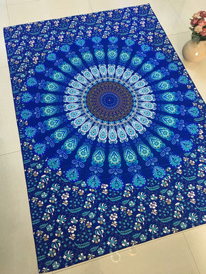 KTX-810643 Mandala Hanging Cloth in Various Colors and Patterns, 140x210cm Chemical Fiber Decor