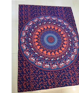 KTX-810643 Mandala Hanging Cloth in Various Colors and Patterns, 140x210cm Chemical Fiber Decor