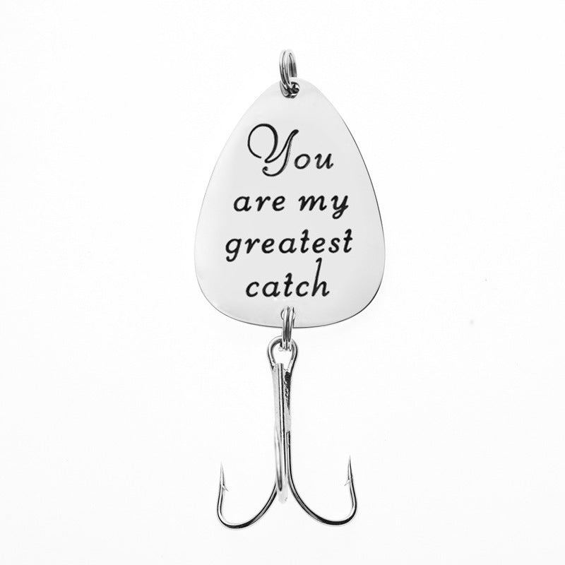 KTX-810771 Fishing Tackle Fish Hook Souvenir with Pearl and Alloy Wings Accessories