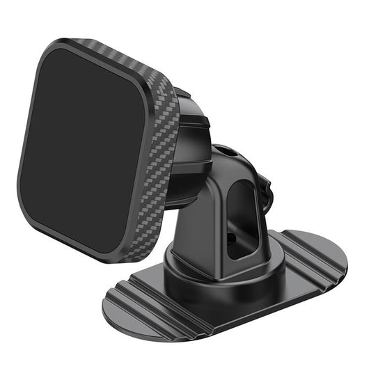 KTX-811155 Magnetic Square Phone Holder with Adhesive Base and Line Hook for Car Mounting