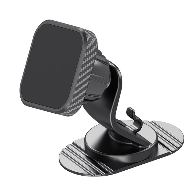 KTX-811155 Magnetic Square Phone Holder with Adhesive Base and Line Hook for Car Mounting