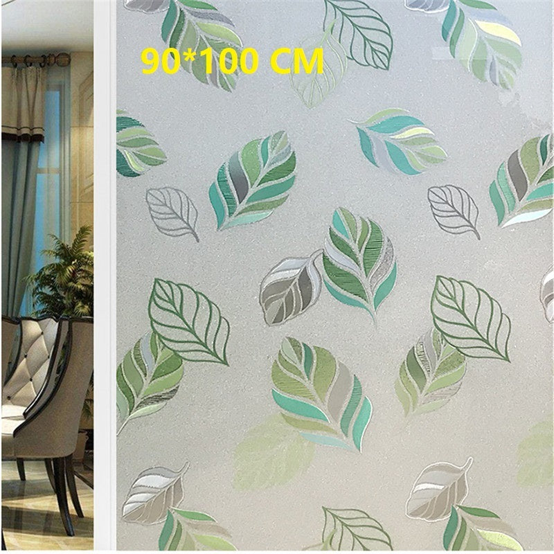 KTX-812947 Waterproof Stained Frosted Static Cling Window Film for Smooth Surfaces