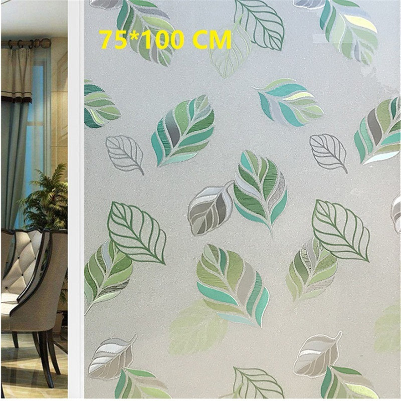 KTX-812947 Waterproof Stained Frosted Static Cling Window Film for Smooth Surfaces